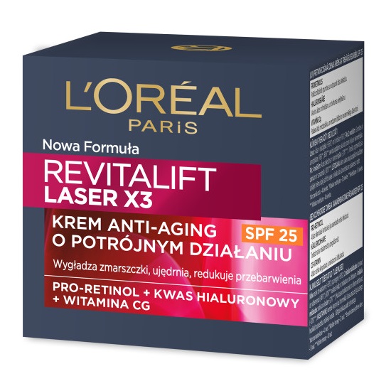10662311685096277 Revitalift Laser X3 SPF25 krem anti-age na dzień 50ml - obrazek 1