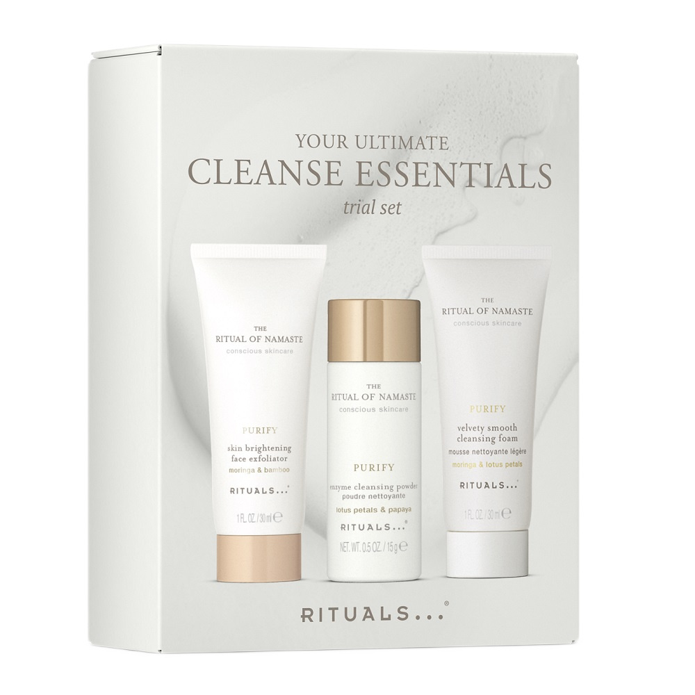 10686701780484283 Your Ultimate Cleanse Essentials zestaw rozjaśniający peeling 30ml + pianka oczyszczająca 30ml + puder oczyszczający 15g - obrazek 1