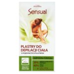 Sensual plastry do depilacji ciała włosy mocne 12szt + tubka z oliwką łagodzącą 10ml