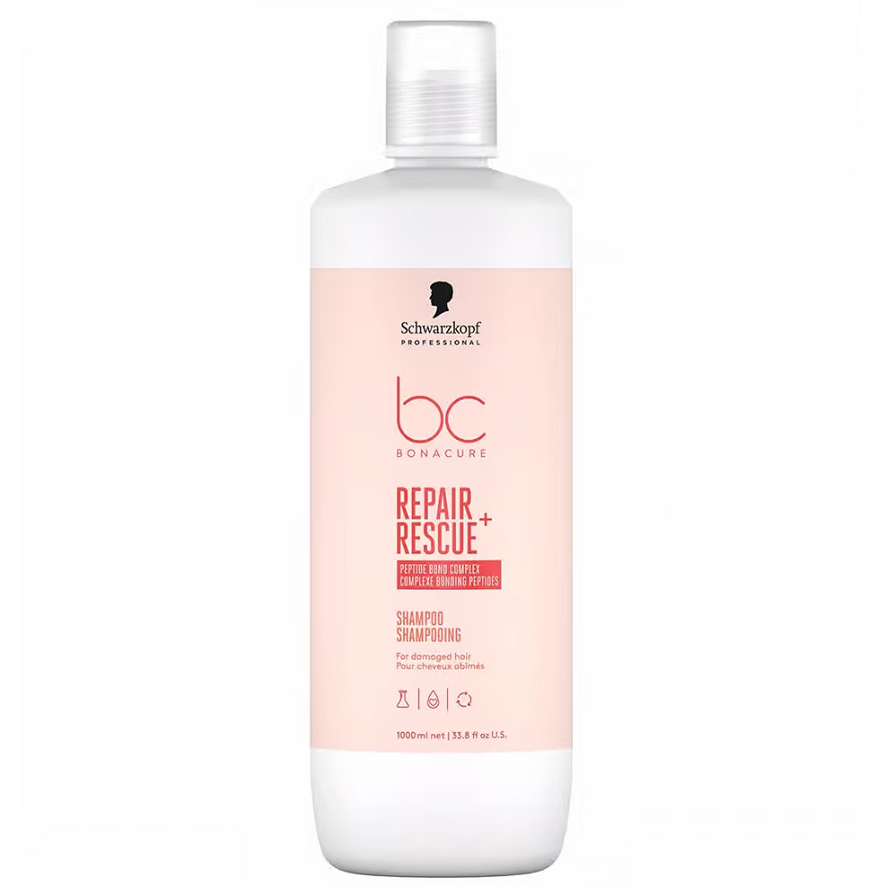 10880411780053835 BC Bonacure Repair Rescue+ Shampoo szampon do włosów zniszczonych 1000ml - obrazek 1
