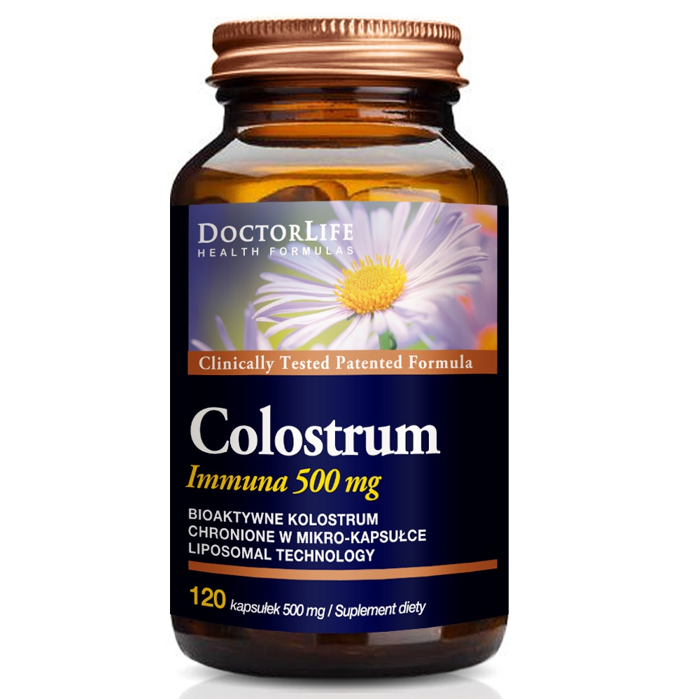 11525071661258718 Colostrum Immunab bio-aktywne kolostrum 500mg suplement diety 120 kapsułek - obrazek 1