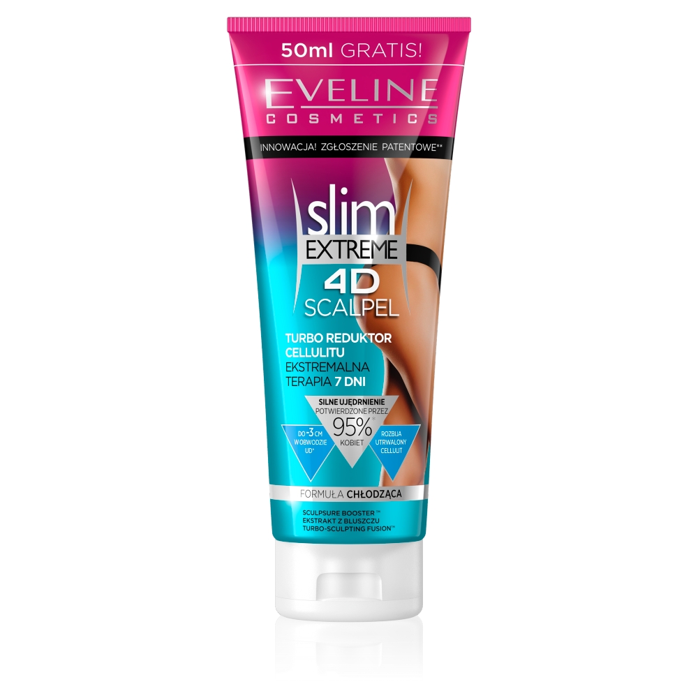 11924041647343792 Slim Extreme 4D Scalpel turbo reduktor cellulitu ekstremalna terapia 7 dni 250ml - obrazek 1