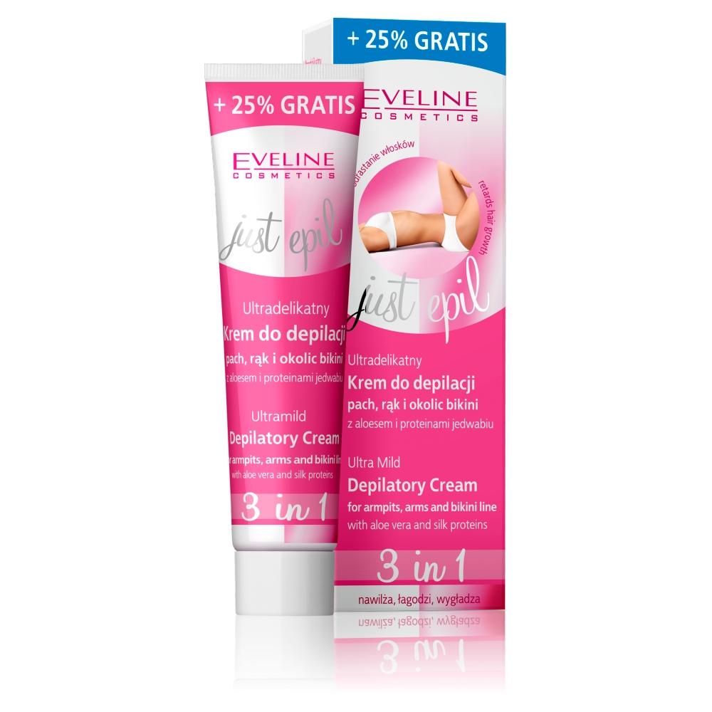 12904471647351504 Just Epil ultradelikatny krem do depilacji pach rąk i okolic bikini 125ml - obrazek 1