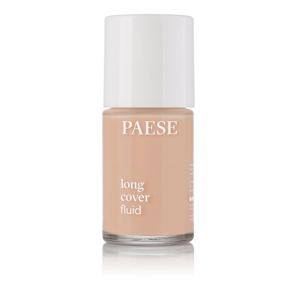 13010231687952939 Long Cover Fluid podkład kryjący o przedłużonej trwałości 03 Złoty Beż 30ml - obrazek 1