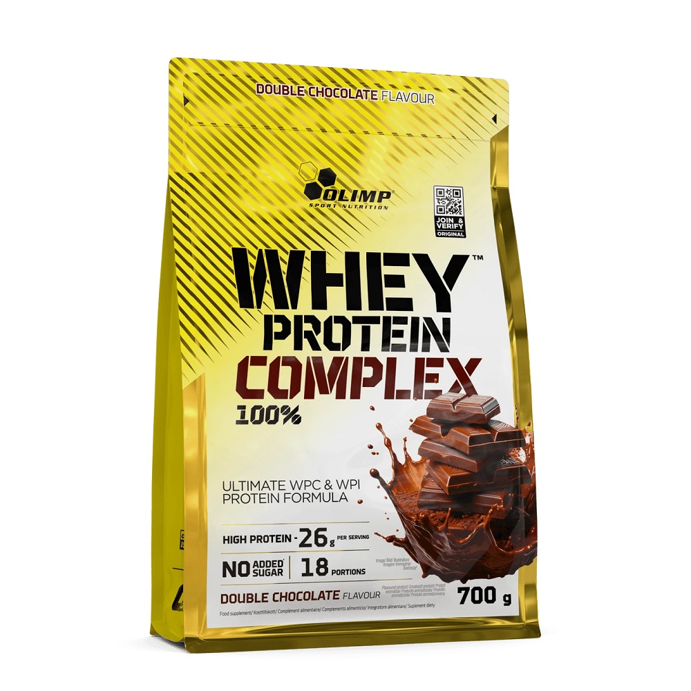 13376021781022414 Whey Protein Complex 100% odżywka białkowa Podwójna Czekolada 700g - obrazek 1