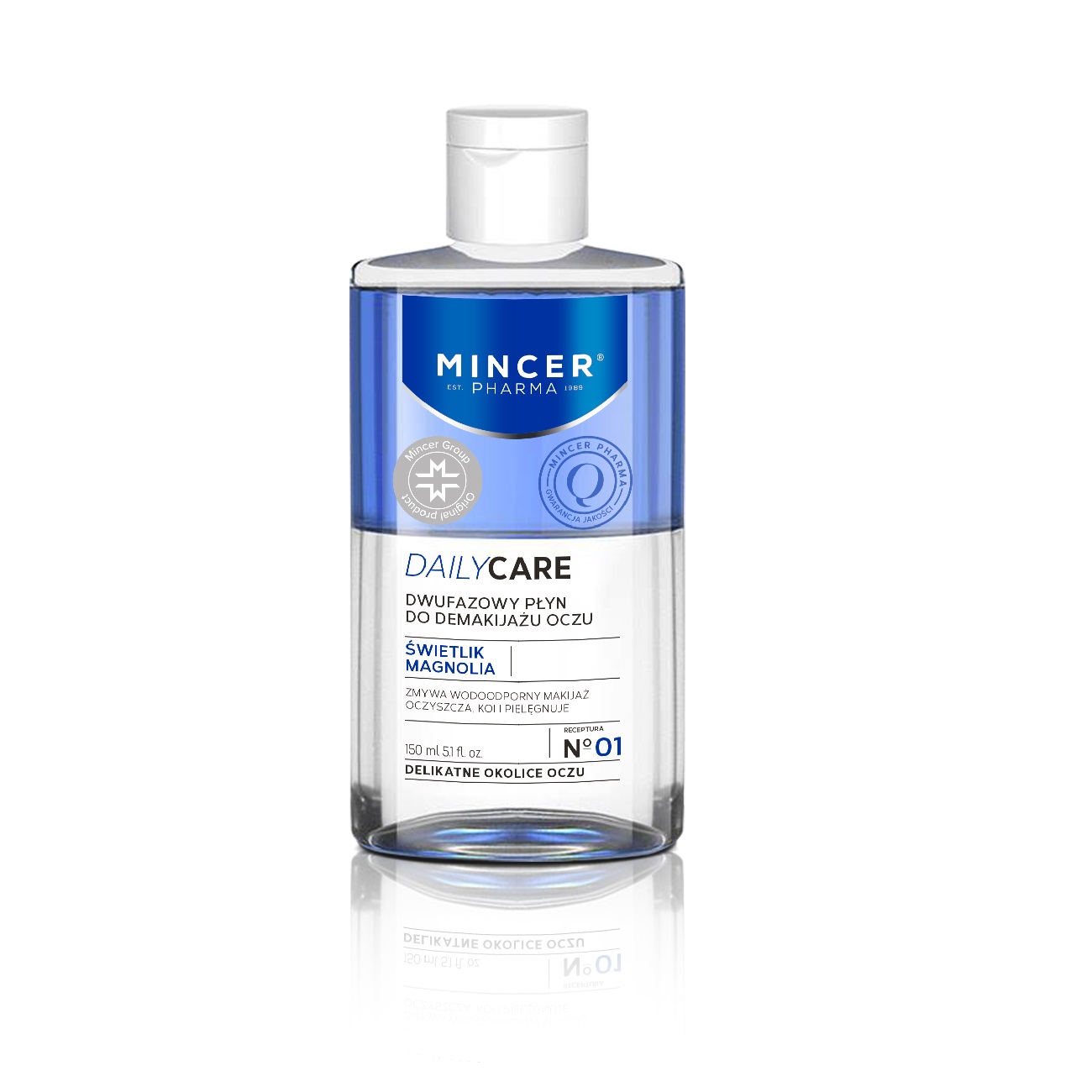 18243581647002673 DailyCare dwufazowy płyn do demakijażu oczu No.01 150ml - obrazek 1
