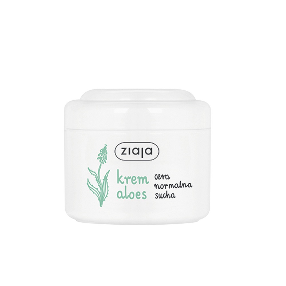 18605821649734919 Aloes krem nawilżający do cery suchej i normalnej 100ml - obrazek 1
