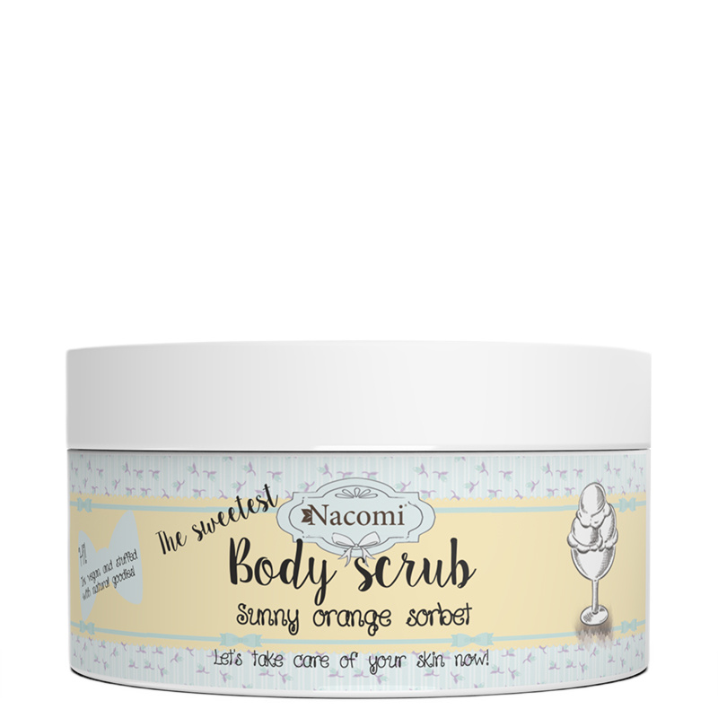 18960121773826065 Cukrowy peeling do ciała pomarańczowy sorbet 125g - obrazek 1
