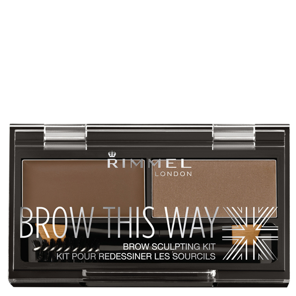 19121601671542830 Brow This Way Brow Sculpting Kit zestaw do konturowania brwi 002 Medium Brown 1.3g - obrazek 1