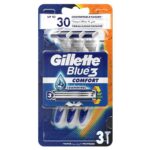 Blue3 Comfort jednorazowe maszynki do golenia dla mężczyzn 3szt