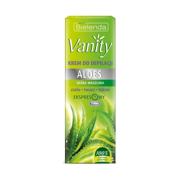 2034391508143910 Vanity Aloes krem do depilacji dla skóry wrażliwej 100ml - obrazek 1