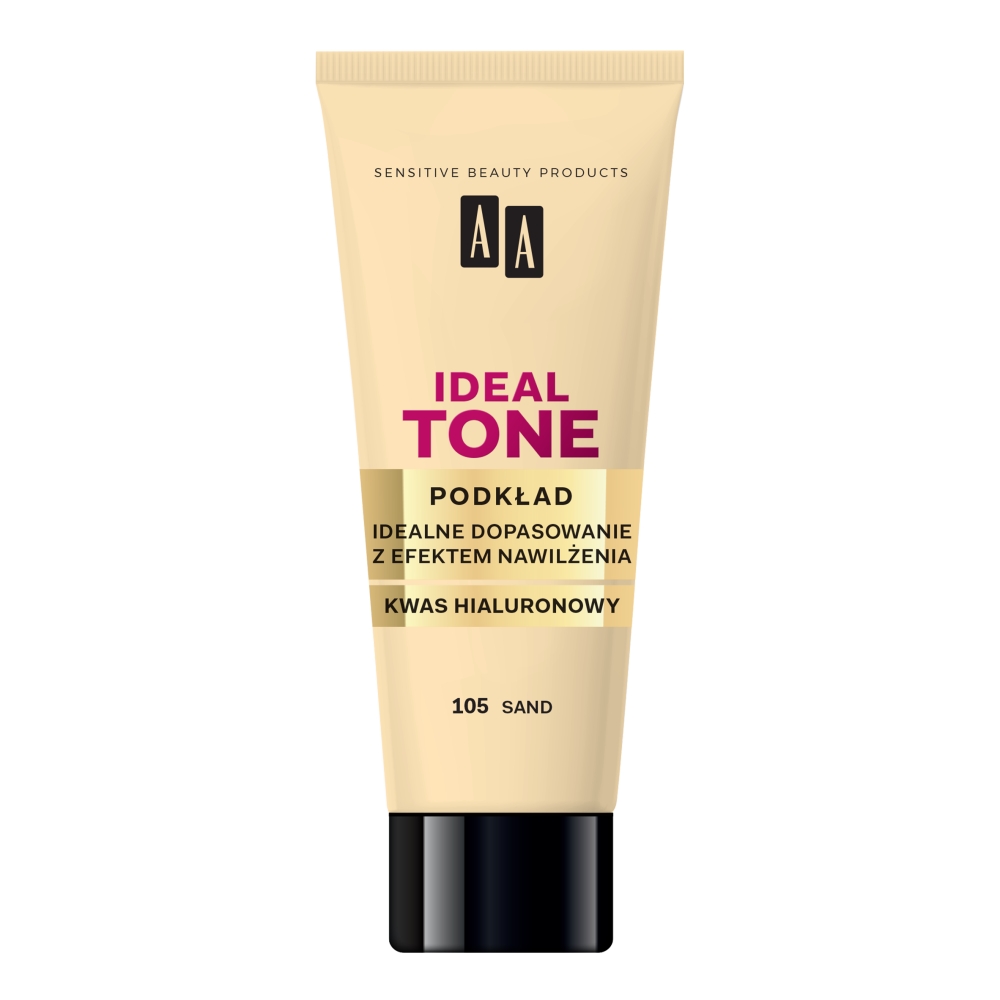 2134761729850530 Make Up Ideal Tone podkład perfekcyjne dopasowanie 105 Sand 30ml - obrazek 1