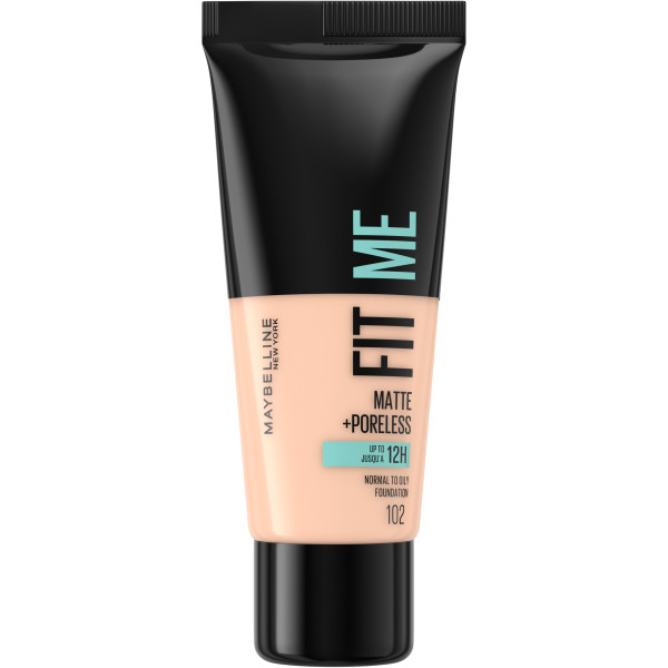 21605231746692013 Fit Me Matte & Poreless Foundation matujący podkład do twarzy 102 Fair Ivory 30ml - obrazek 1