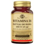 Witamina D3 1000 IU suplement diety 100 pastylek do ssania