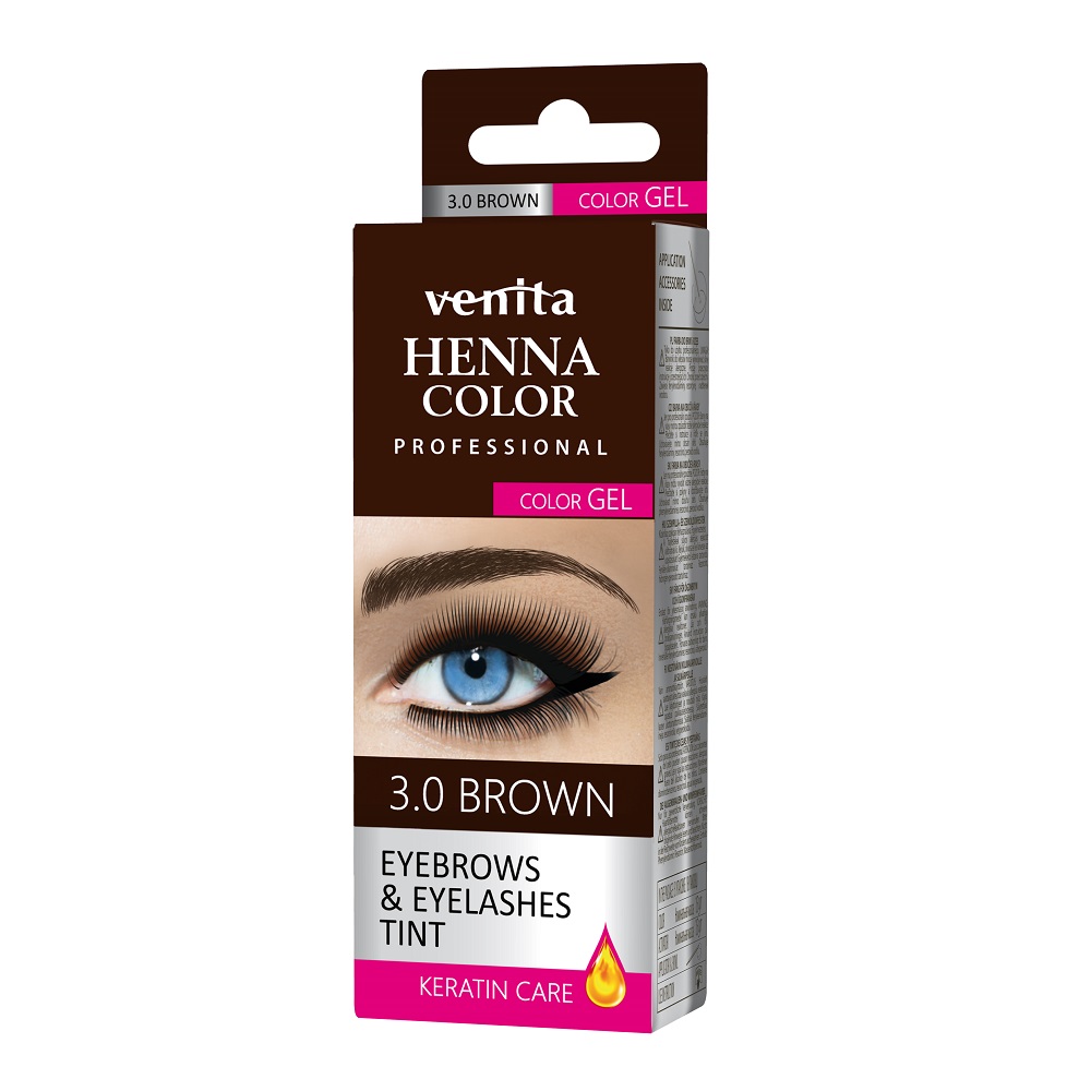24824501560858651 Henna Color Gel żelowa farba do brwi i rzęs 3.0 Brown - obrazek 1