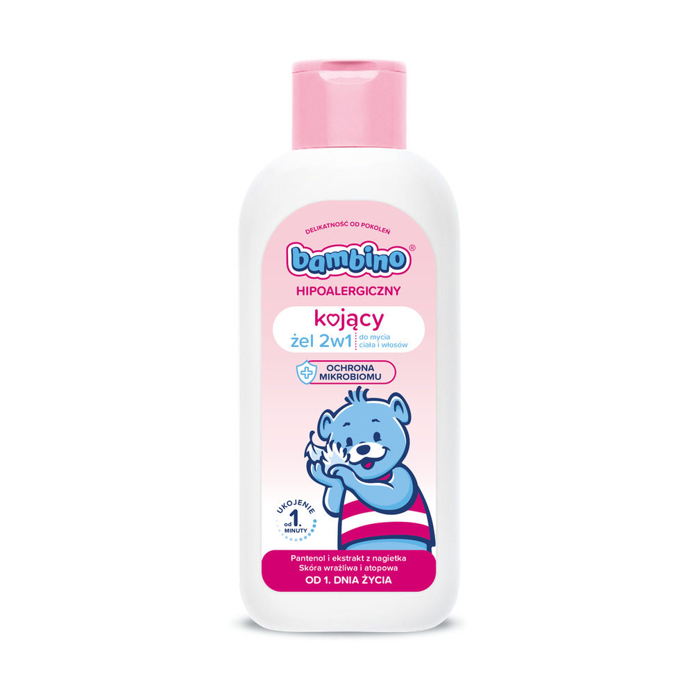 25676031783925617 Kojący żel 2w1 do mycia ciała i włosów 400ml - obrazek 1