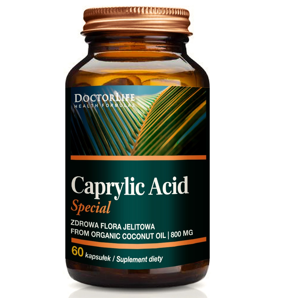 25866771661258788 Caprylic Acid Special kwas kaprylowy 800mg suplement diety 60 kapsułek - obrazek 1