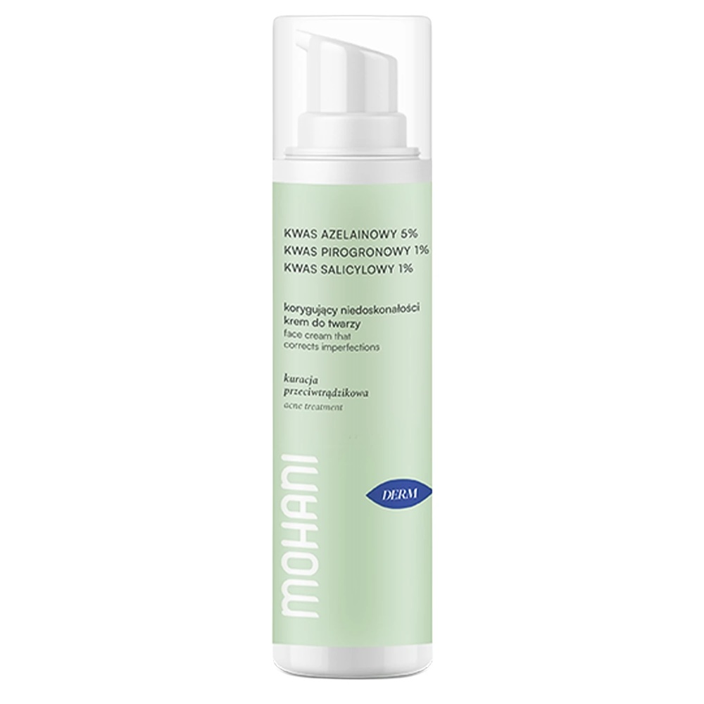 27238811783925825 Derm krem korygujący do cery trądzikowej z kwasem azelainowym 5% kwasem pirogronowym 1% i kwasem salicylowym 1% 50ml - obrazek 1