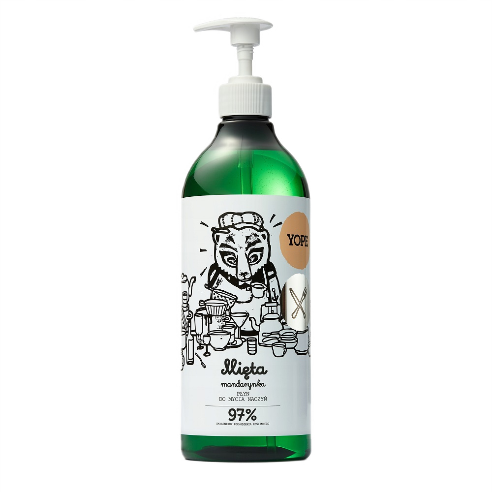 27764121773053520 Naturalny płyn do mycia naczyń Mięta i Mandarynka 750ml - obrazek 1