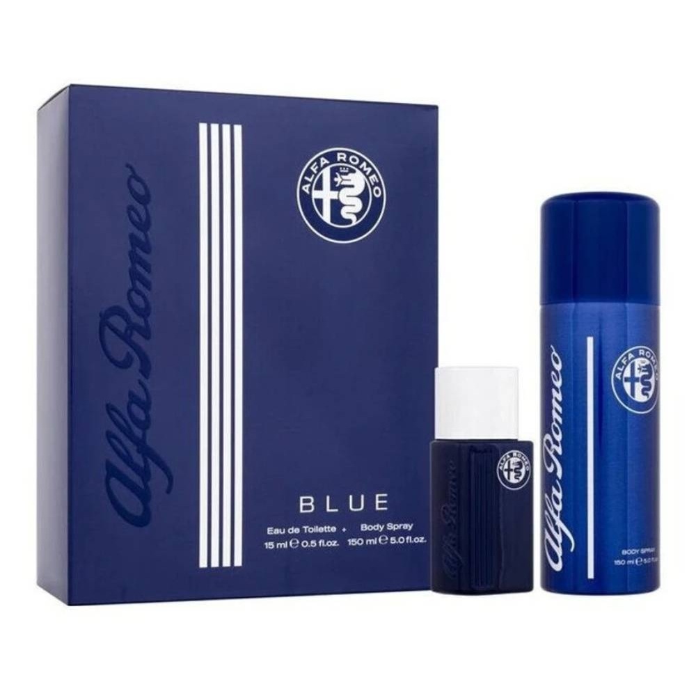 28657601784032047 Blue zestaw woda toaletowa spray 15ml + perfumowany spray do ciała 150ml - obrazek 1