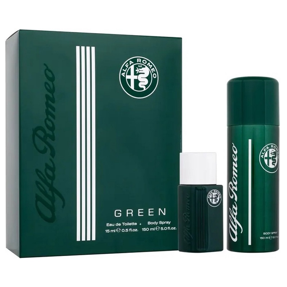 28755691784034937 Green zestaw woda toaletowa spray 15ml + perfumowany spray do ciała 150ml - obrazek 1