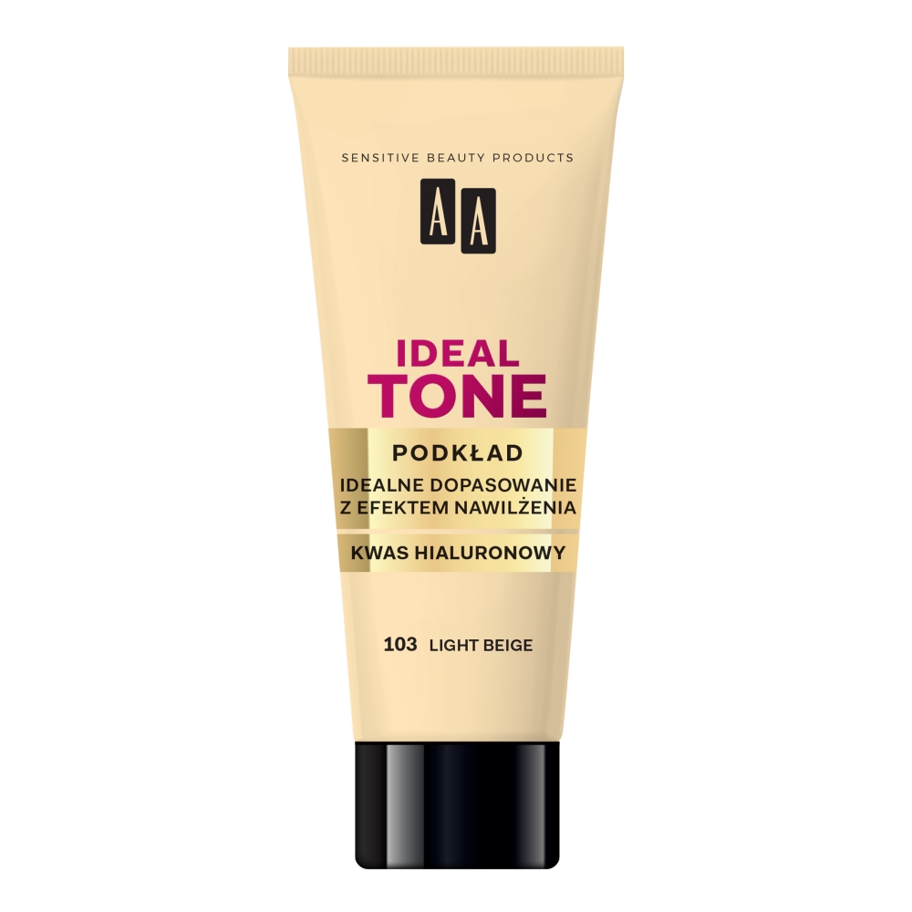 2903611729850499 Make Up Ideal Tone podkład perfekcyjne dopasowanie 103 Light Beige 30ml - obrazek 1