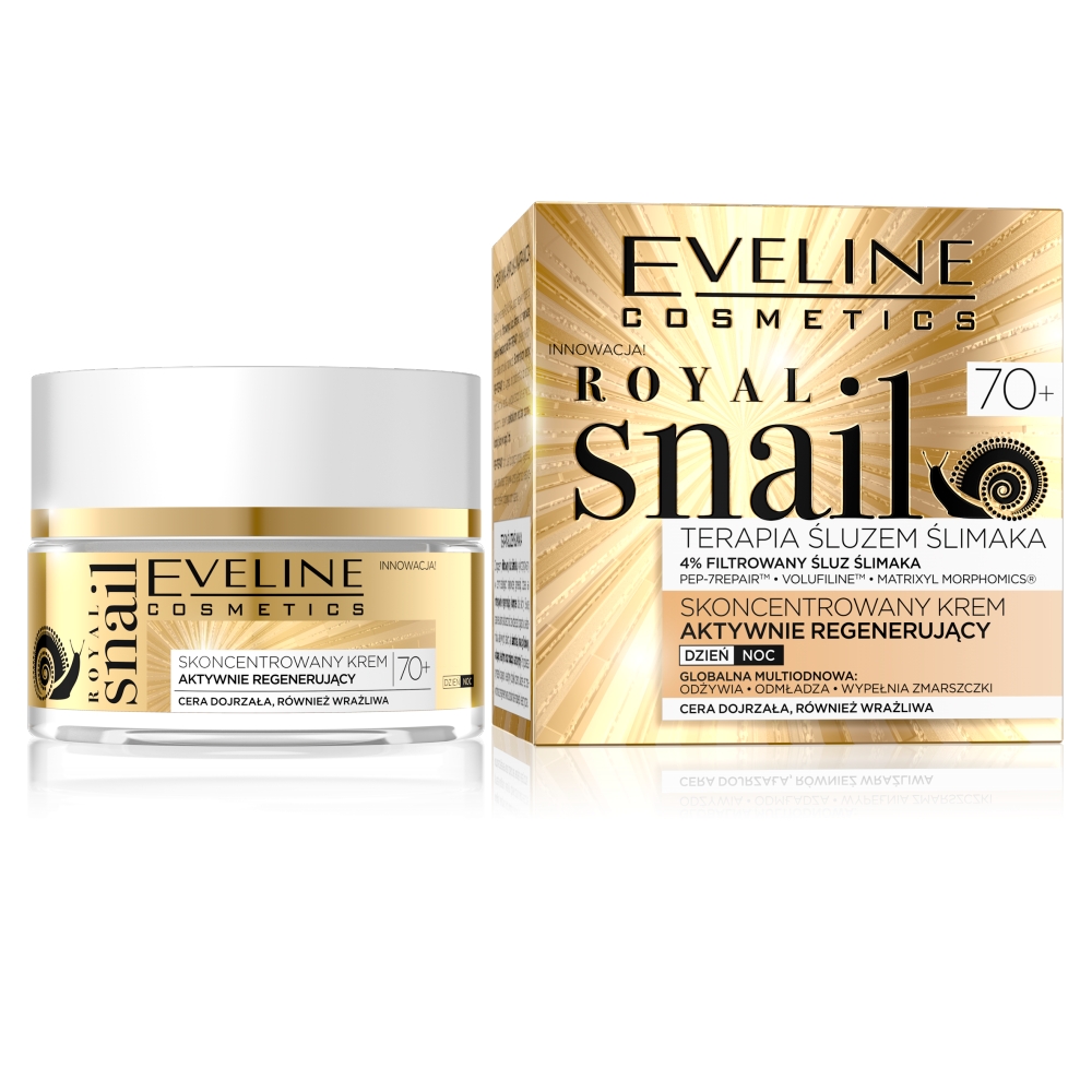 2916791647341504 Royal Snail 70+ skoncentrowany krem aktywnie regenerujący na dzień i na noc 50ml - obrazek 1