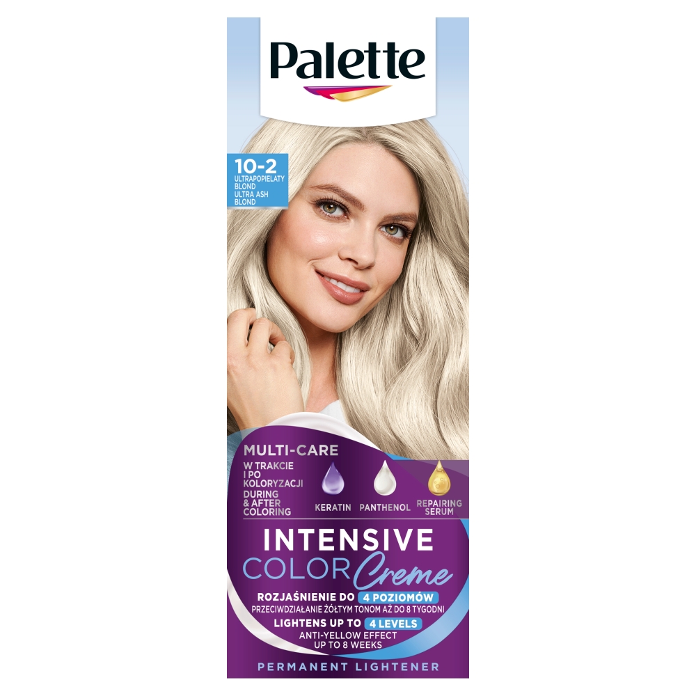 29886311783062352 Intensive Color Creme Lightener farba do włosów w kremie 10-2 (A10) Ultrapopielaty Blond - obrazek 1