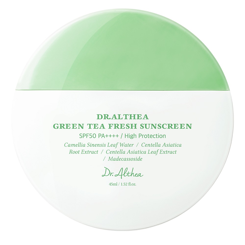 30930811781496538 Green Tea Fresh Sunscreen SPF50 PA++++ łagodzący krem przeciwsłoneczny 45ml - obrazek 1