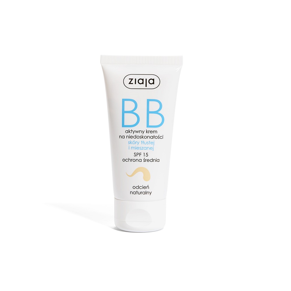 31034911649678675 BB aktywny krem na niedoskonałości skóry tłustej i mieszanej odcień naturalny 50ml - obrazek 1