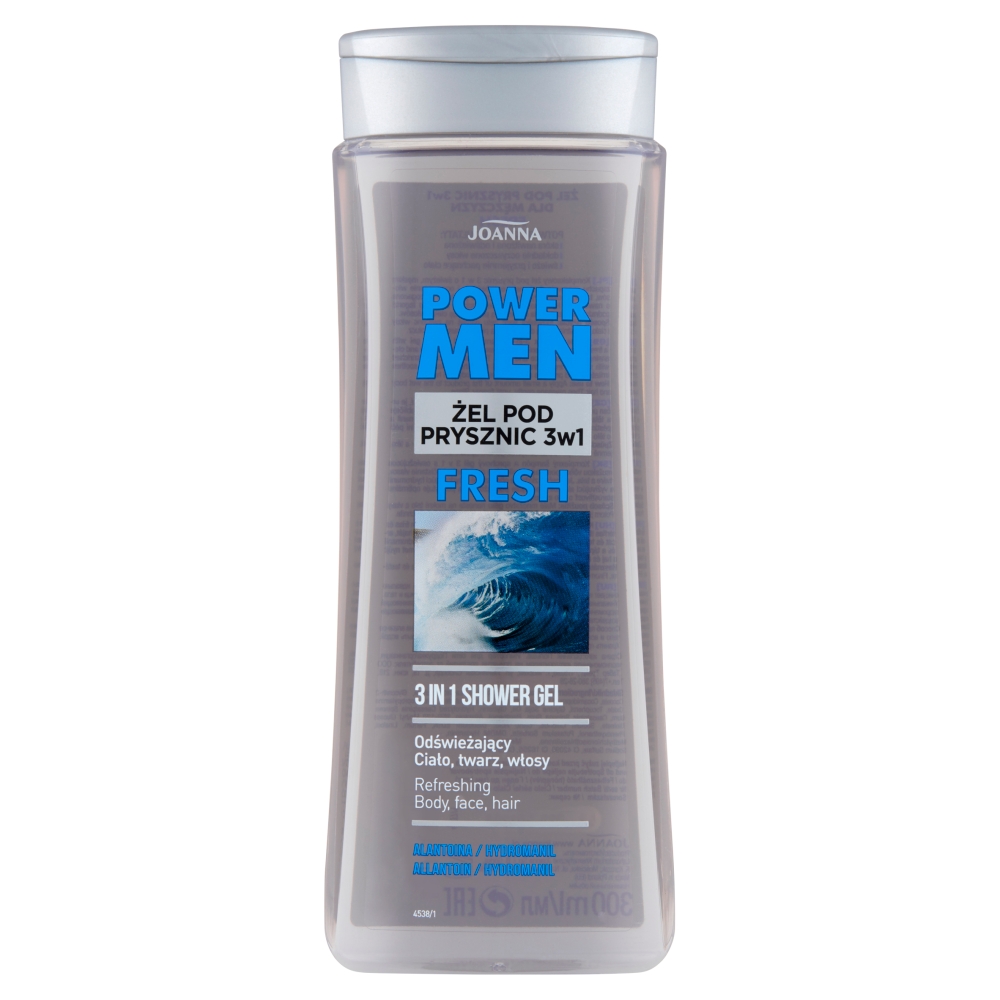 31143651662018719 Power Men Fresh żel pod prysznic 3w1 300ml - obrazek 1