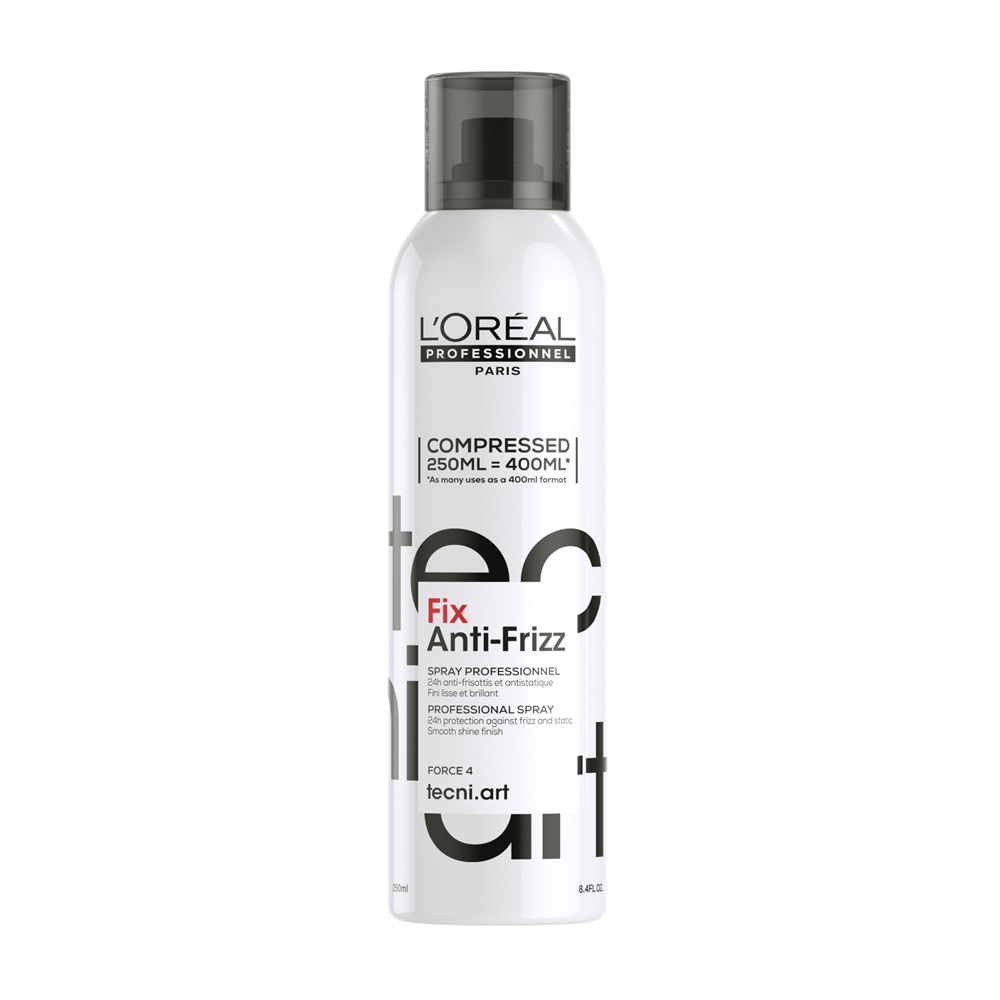 32159921748426446 Tecni Art Fix Anti-Frizz Fixing Spray mocno utrwalający lakier do włosów Force 4 250ml - obrazek 1