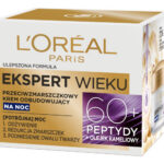 Ekspert Wieku 60+ przeciwzmarszczkowy krem odbudowujący na noc 50ml