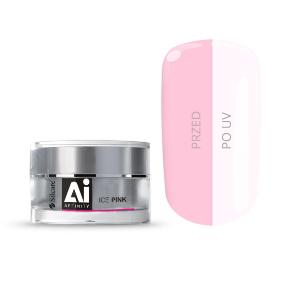 32853671563880805 Gel Affinity średniogęsty jednofazowy żel do paznokci Ice Pink 30g - obrazek 1