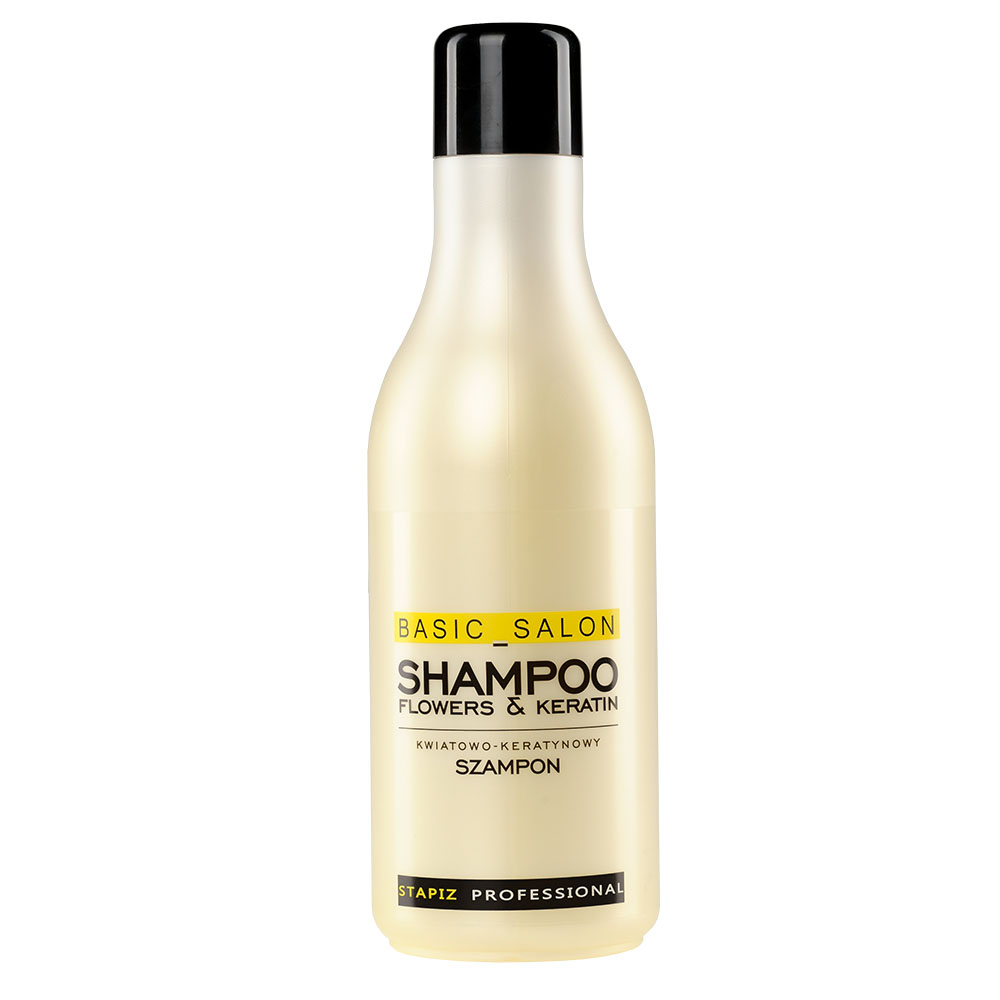 33432581668405236 Basic Salon Flowers & Keratin Shampoo kwiatowo-keratynowy szampon do włosów 1000ml - obrazek 1