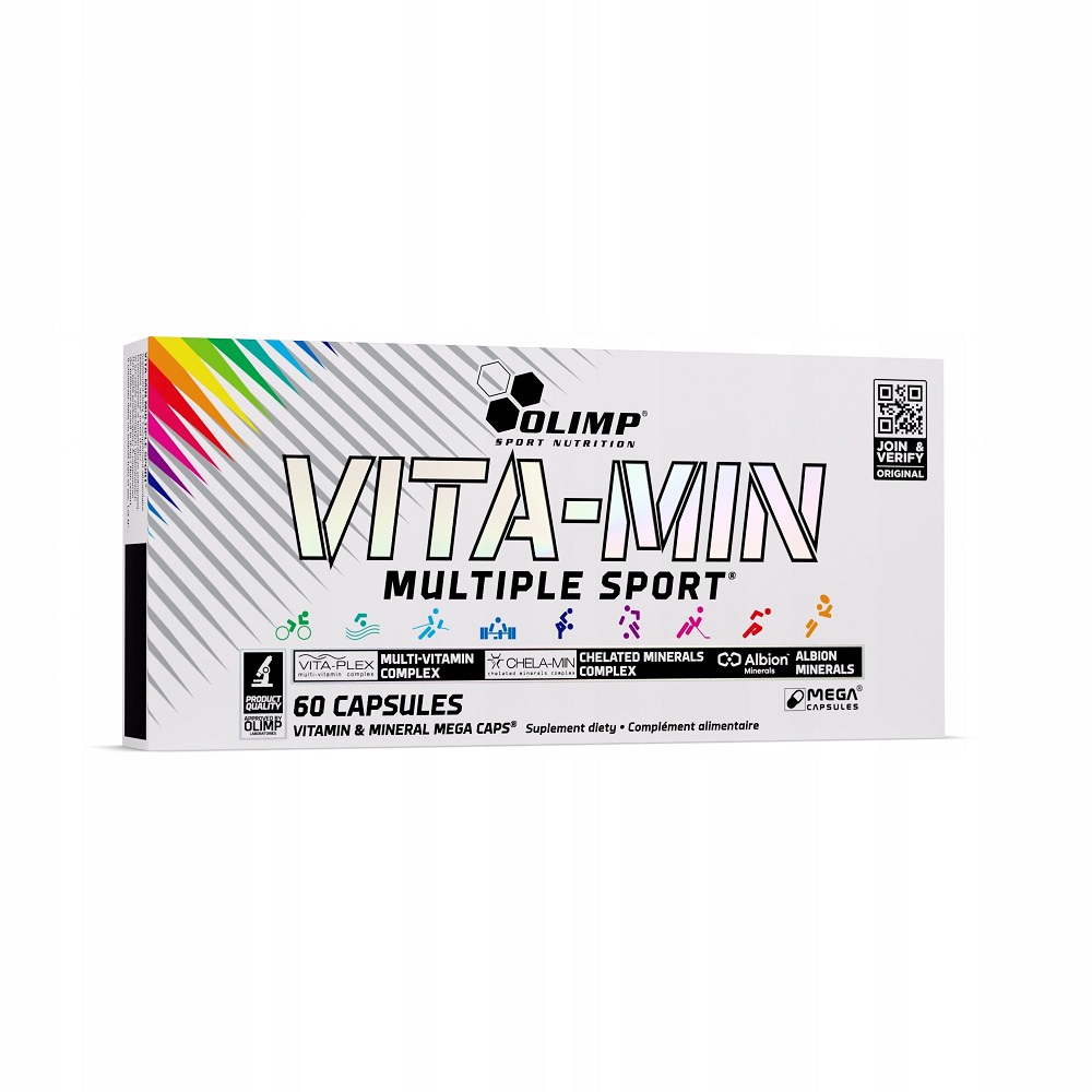 3427051781061165 Vita-Min Multiple Sport Mega Caps suplement diety 60 kapsułek - obrazek 1