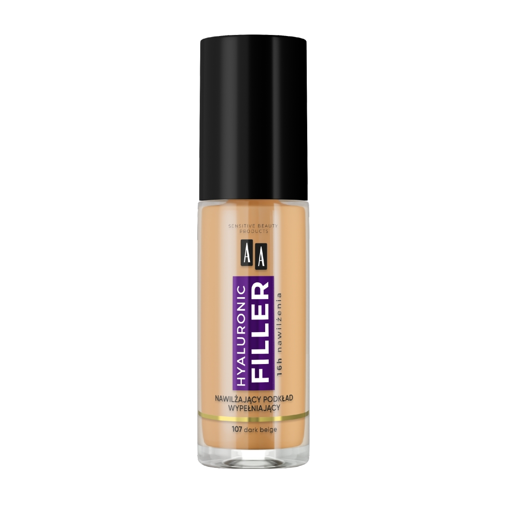 36598911729850723 Make Up Filler podkład wypełniający zmarszczki 107 Dark Beige 30ml - obrazek 1