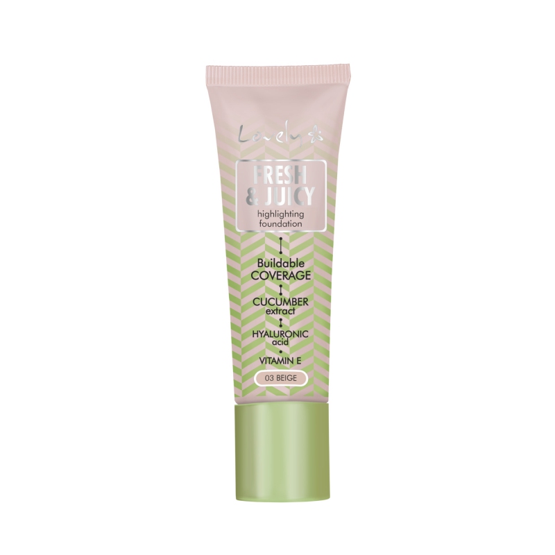 38069701779904414 Fresh & Juicy Foundation rozświetlający podkład do twarzy 03 Beige 25g - obrazek 1