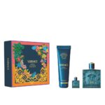 Eros Pour Homme zestaw woda toaletowa spray 100ml + żel pod prysznic 150ml + miniatura wody toaletowej spray 5ml