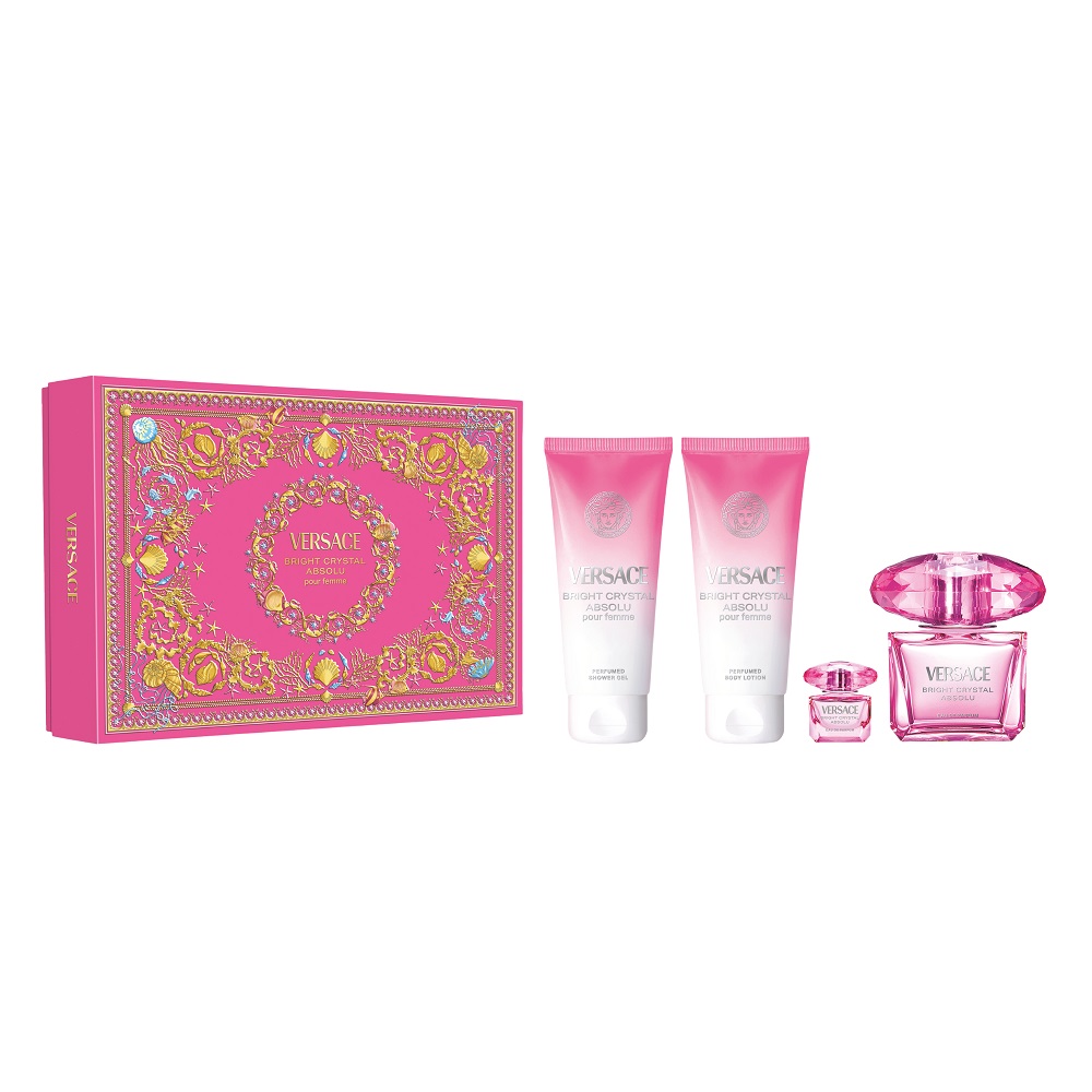 39455791780484652 Bright Crystal Absolu zestaw woda perfumowana spray 90ml + miniatura wody perfumowanej 5ml + balsam do ciała 100ml + żel pod prysznic 100ml - obrazek 1