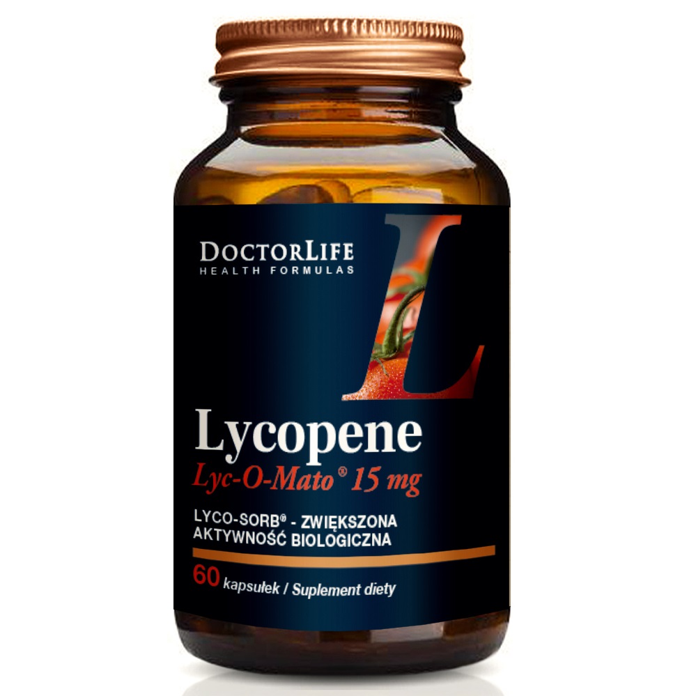 39684141660708631 Lycopene likopen 15mg ekstrakt z pomidorów suplement diety 60 kapsułek - obrazek 1