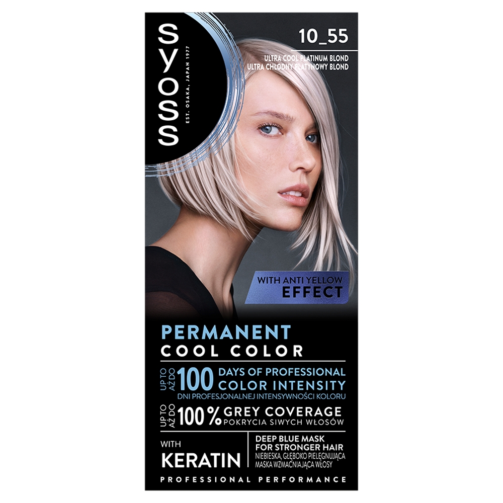 39933541770631396 Permanent Cool Color farba do włosów 10_55 Ultra Chłodny Platynowy Blond - obrazek 1