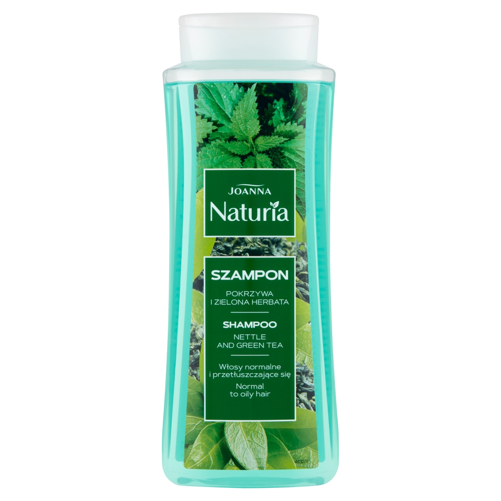 4027121777363882 Naturia szampon do włosów pokrzywa i zielona herbata 500ml - obrazek 1