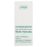Liście Manuka Oczyszczanie krem nawilżający balans korygująco-ściągający ochrona niska SPF10 50ml