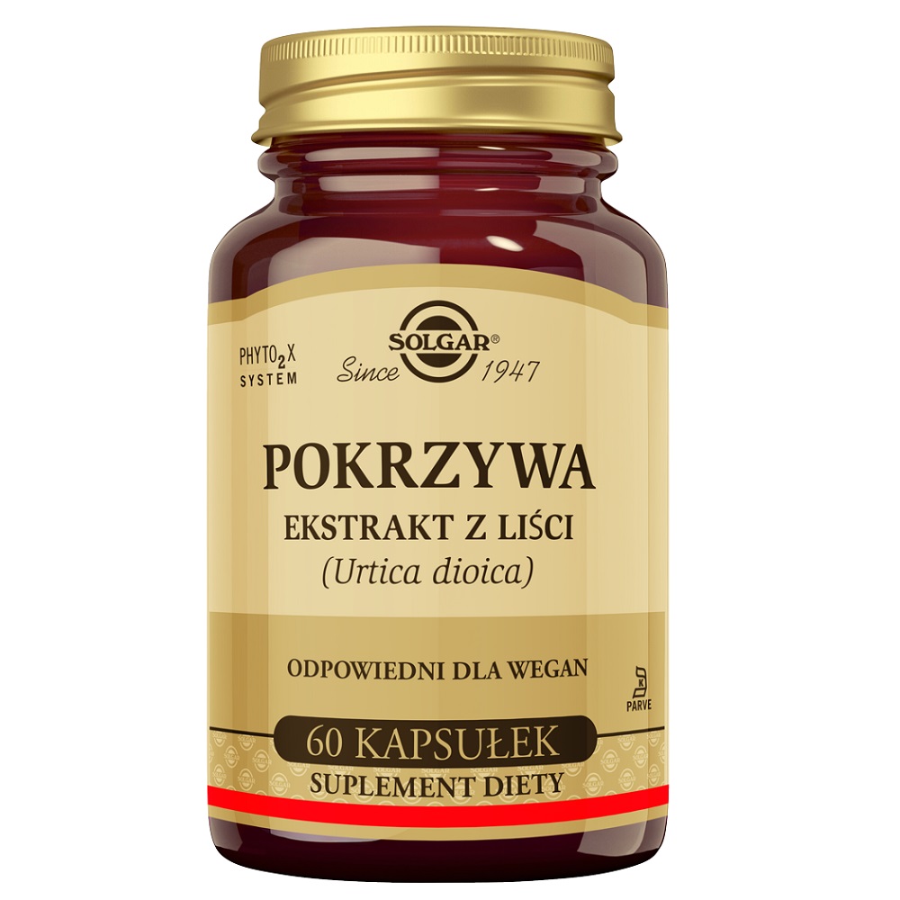 41356361784043682 Pokrzywa ekstrakt z liści suplement diety 60 kapsułek - obrazek 1