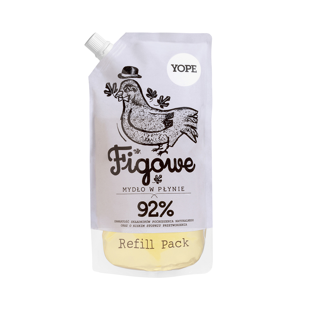 41445901668677813 Naturalne mydło w płynie Figa Refill 500ml - obrazek 1