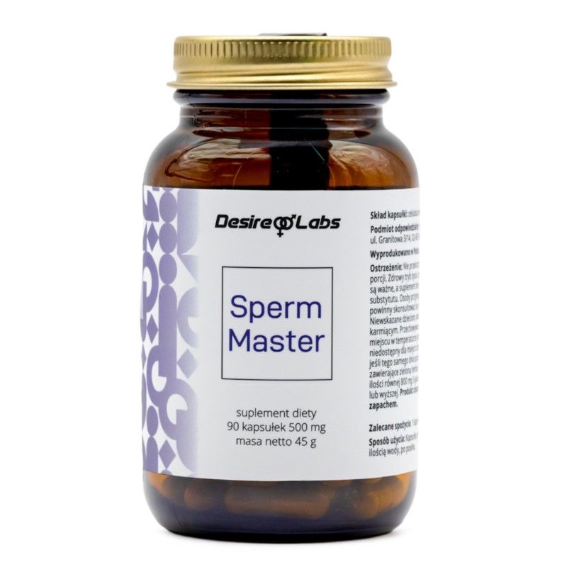 42530411778845728 Sperm Master suplement diety 90 kapsułek - obrazek 1