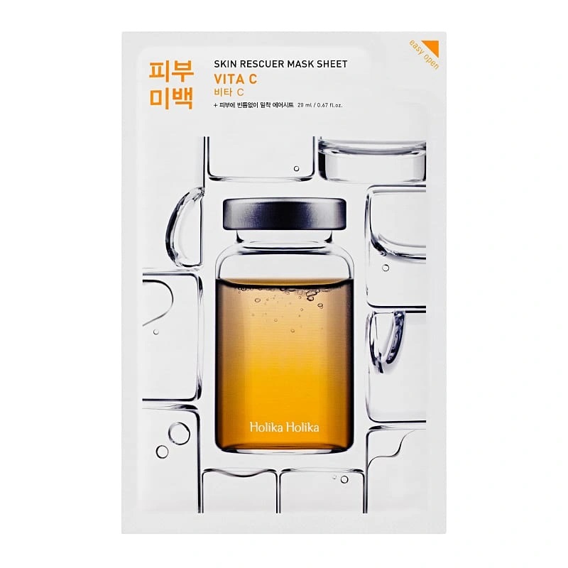 42940711672893883 Skin Rescuer Mask Sheet Vita C rozjaśniająca maska w płachcie z witaminą C - obrazek 1