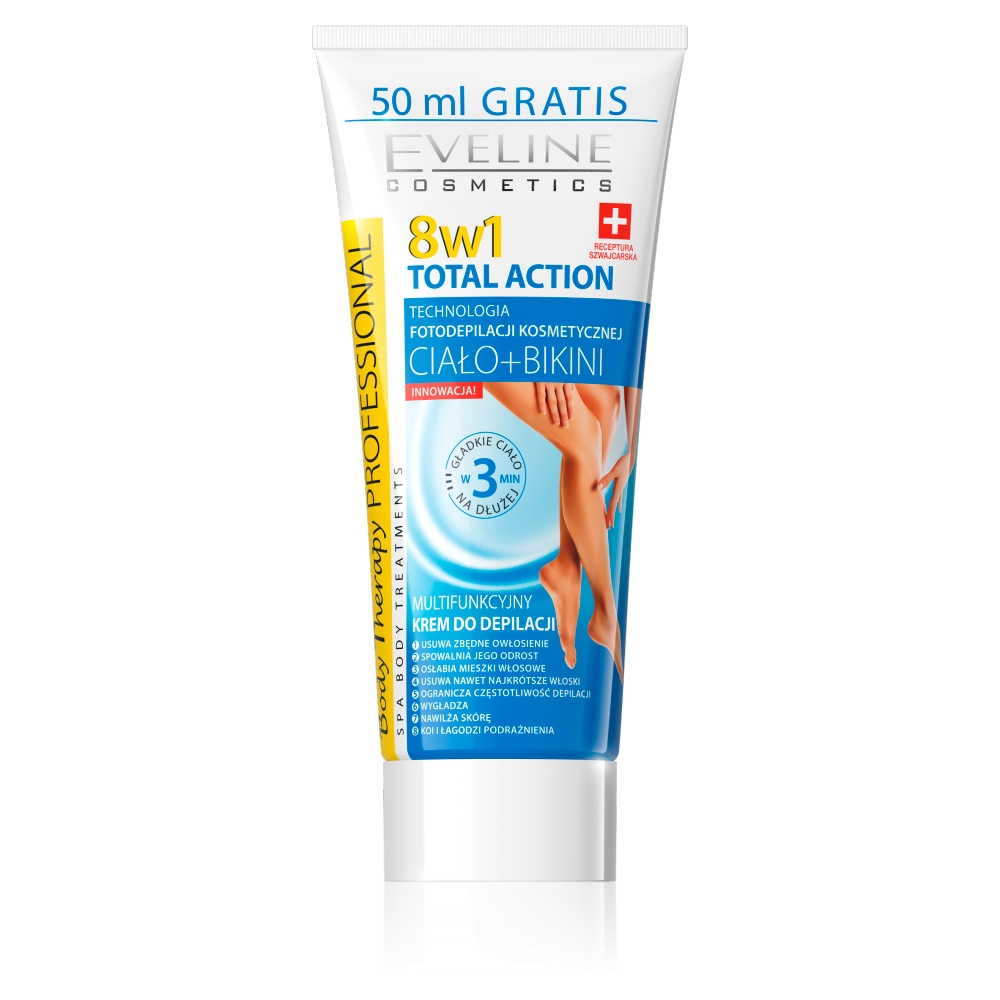 43334041647423504 Body Therapy Professional 8w1 Total Action multifunkcyjny krem do depilacji 200ml - obrazek 1