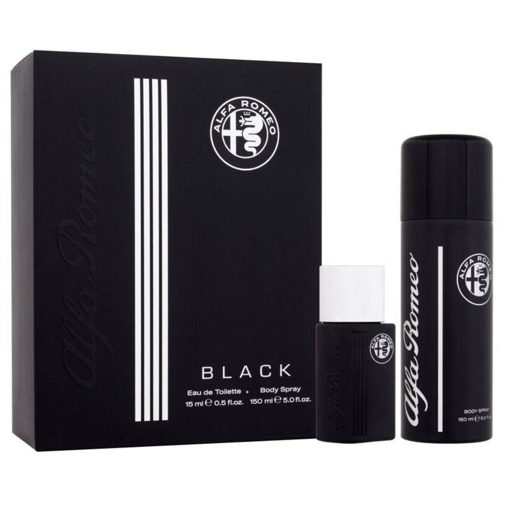 47164551784037413 Black zestaw woda toaletowa spray 15ml + perfumowany spray do ciała 150ml - obrazek 1